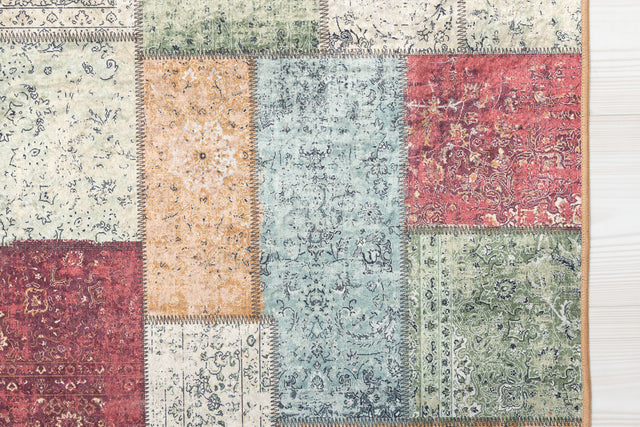 Patchwork Silk Cloudy