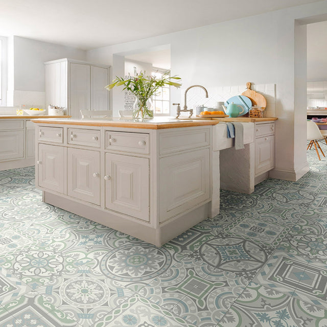 Marrakech Green/Blue/Gray