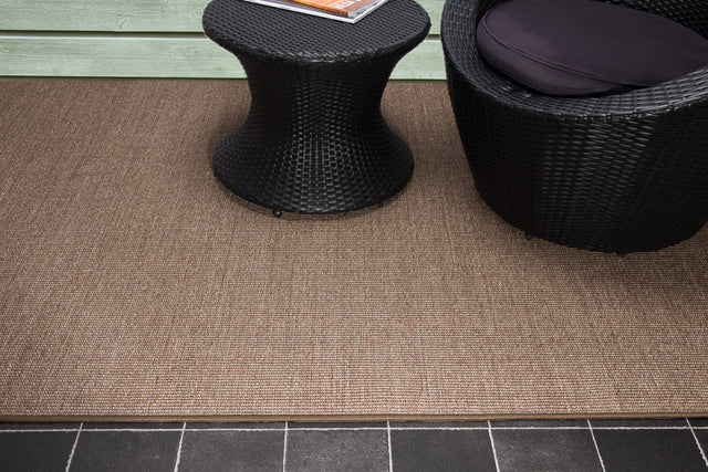 Sisal top Bouclé coffee