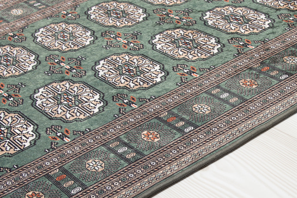 New Bokhara Silk Green