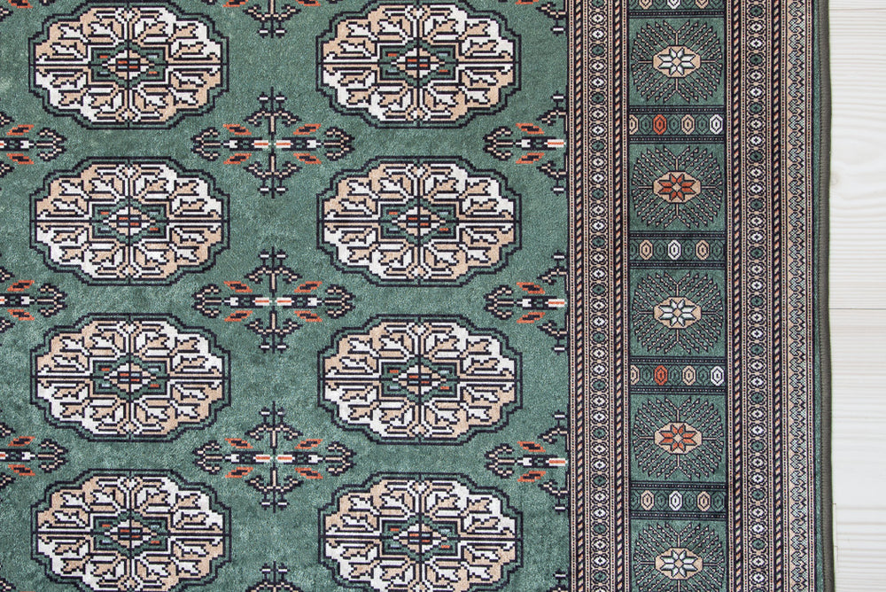 New Bokhara Silk Green